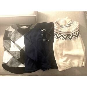 3 sweaters size small